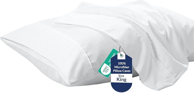 Royale Linens King Pillowcase Set of 2 by ROYALELINENS