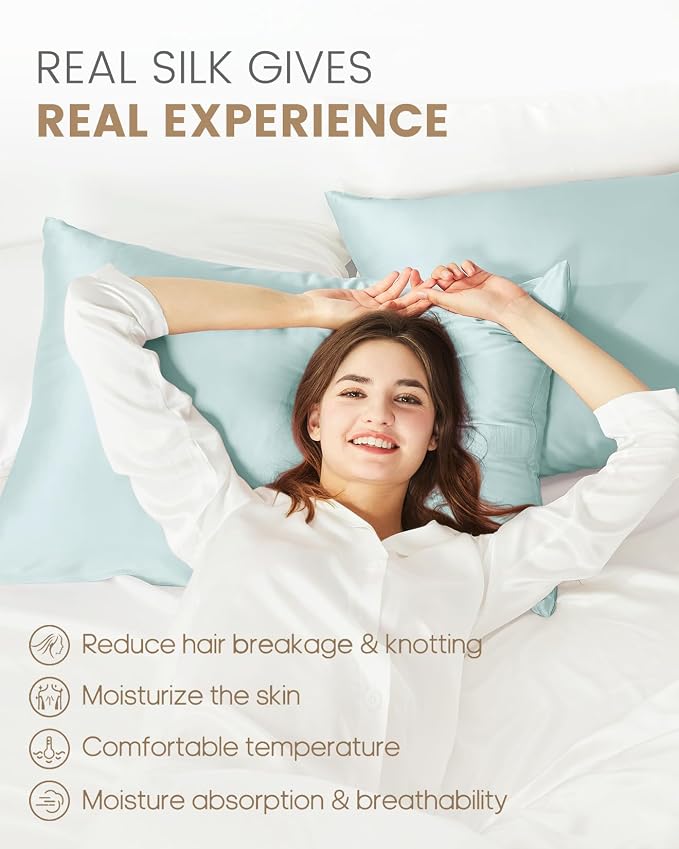 THXSILK 100% Mulberry Silk Pillowcase - Image 3