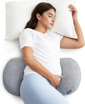 Momcozy Portable Pregnancy Pillow –Memory Foam W Shaped Maternity Great Support by Momcozy