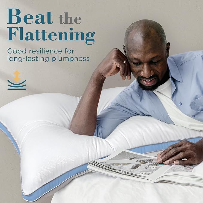 viewstar Bed Pillows King Sizes Set of 2, Hotel Quality Cooling Down - Image 4