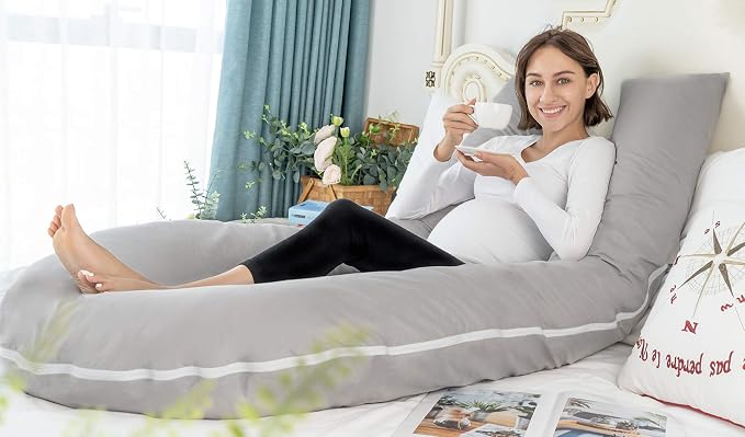 Meiz Pregnancy Pillows for Sleeping, Full Body Pregnancy Pillow - Image 5