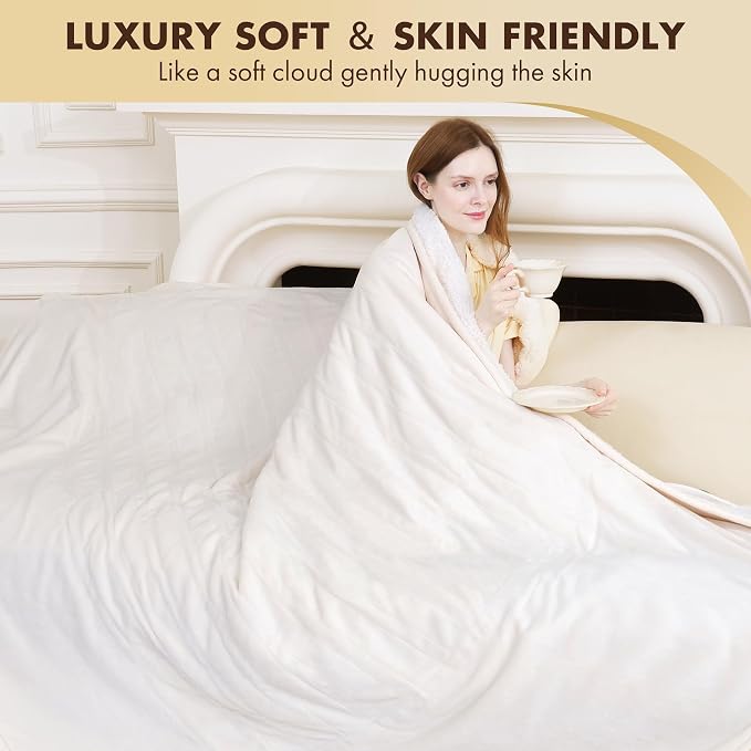 Electric Blanket Heated Throw 50" x 60" - Image 4