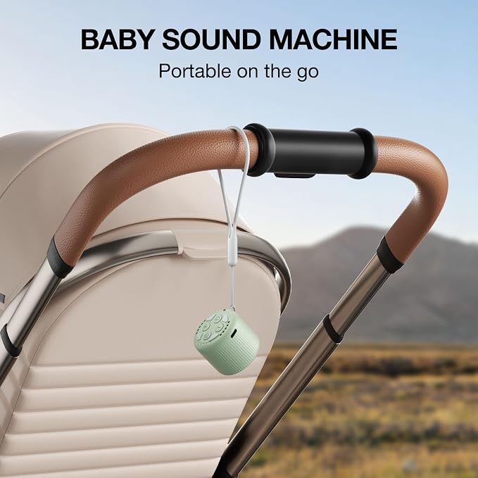White Noise Machine Baby Portable Sound Machine, LEICEX Travel Sound Machine - Image 5