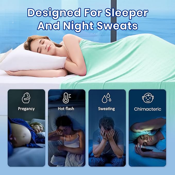 Topcee Cooling Blanket Full Size- 60"x90" Summer Cooling Throw Blanket - Image 4