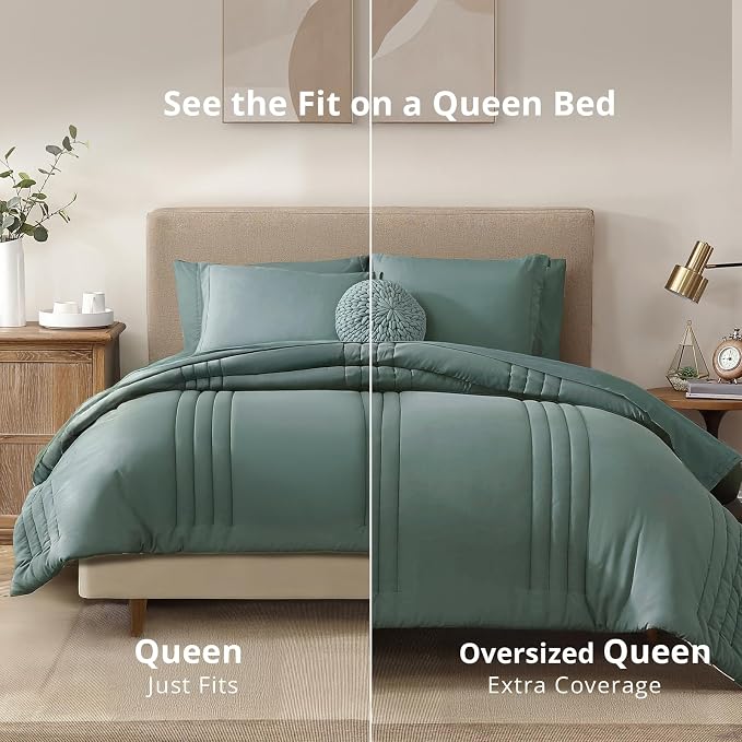 Monbix Oversized Queen Comforter Set - Image 7