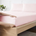 Queen Fitted Sheet Only with Full Elastic & Built in Corner Sheet Straps to by SweetHomeCollection