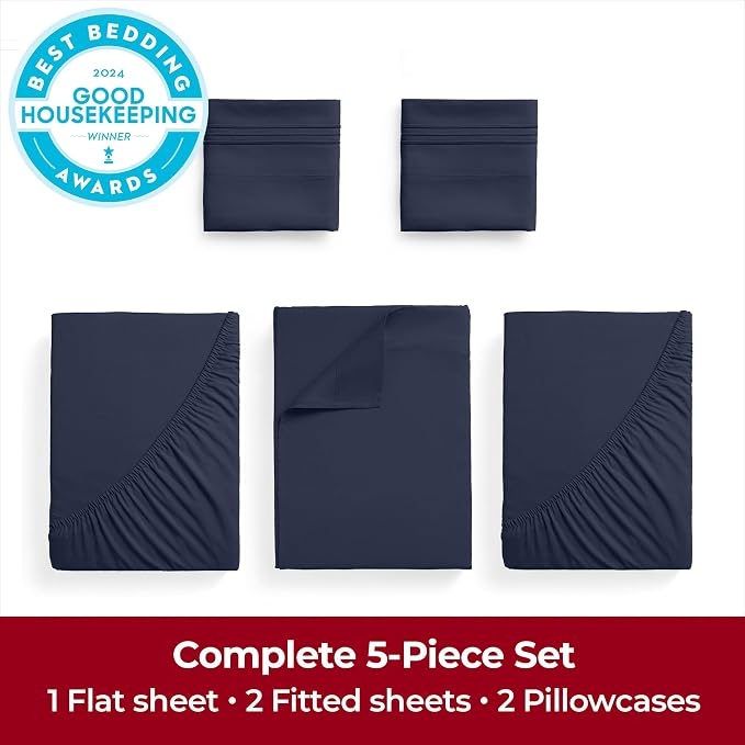 Mellanni Extra Deep Split King Sheets - Image 4