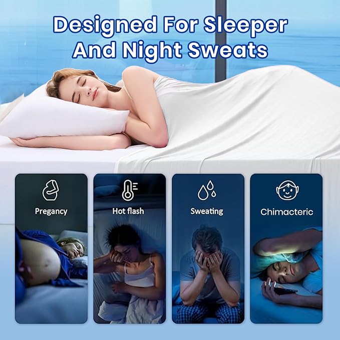 Topcee Cooling Blanket Throw- 50"x60" Summer Cooling Throw Blanket - Image 4