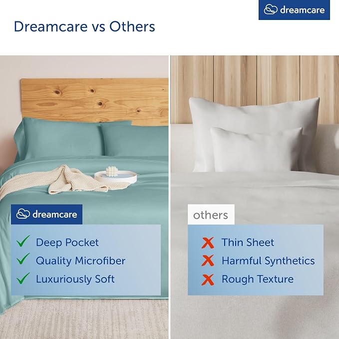 DREAMCARE Queen Sheet Set - Image 7