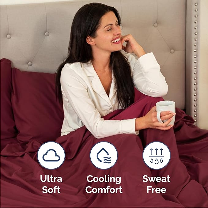 Cal King Size 4 Piece Sheet Set - Image 4