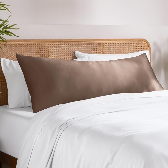 Bare Home 100% Rayon Made from Bamboo Luxury Body Size Cooling Pillowcase by BareHome