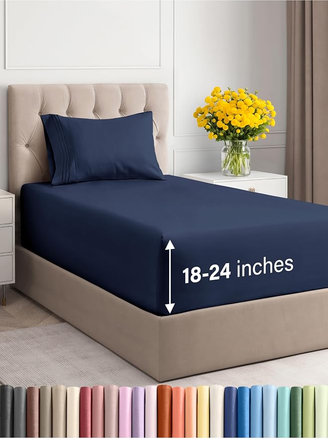 Extra Deep Twin Sheet Set - Image 2