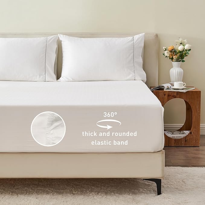 Sunflower Queen Fitted Sheet, 1-Piece Extra Deep Pocket Fitted Bottom Sheet 22" - Image 2