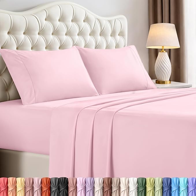Utopia Bedding Queen Size Sheet Set – 4 Piece Bed Sheets, Soft and Breathable by UTOPIABEDDING
