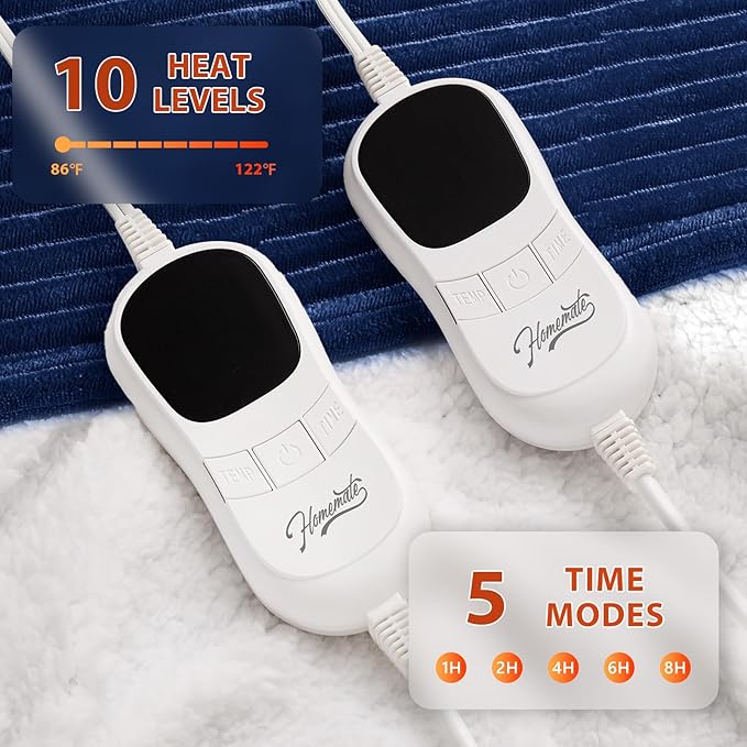 Homemate Electric Blanket Queen Size - Image 3