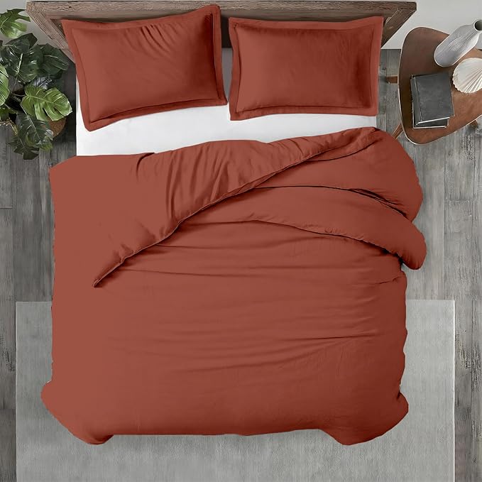 Kotton Culture 1 Pc Duvet Cover Queen Size/Full Size-100% Egyptian Cotton 600 by KottonCulture