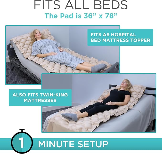 Vive Alternating Air Pressure Mattress Pad - Image 5