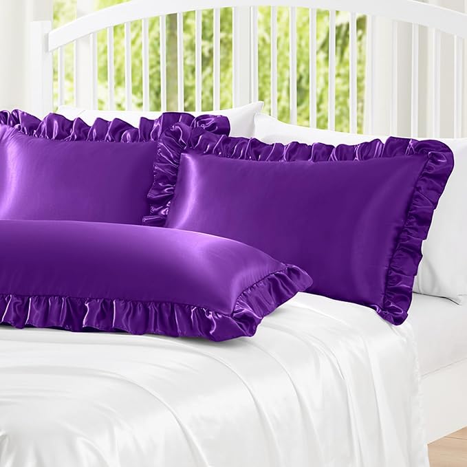 Homiest Ruffle Satin Pillowcase - Image 2