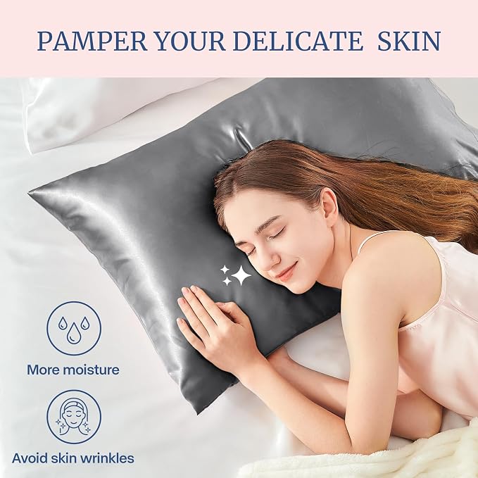 BEDELITE Satin Pillowcase for Hair and Skin, Super Soft Similar to Silk Pillow - Image 4