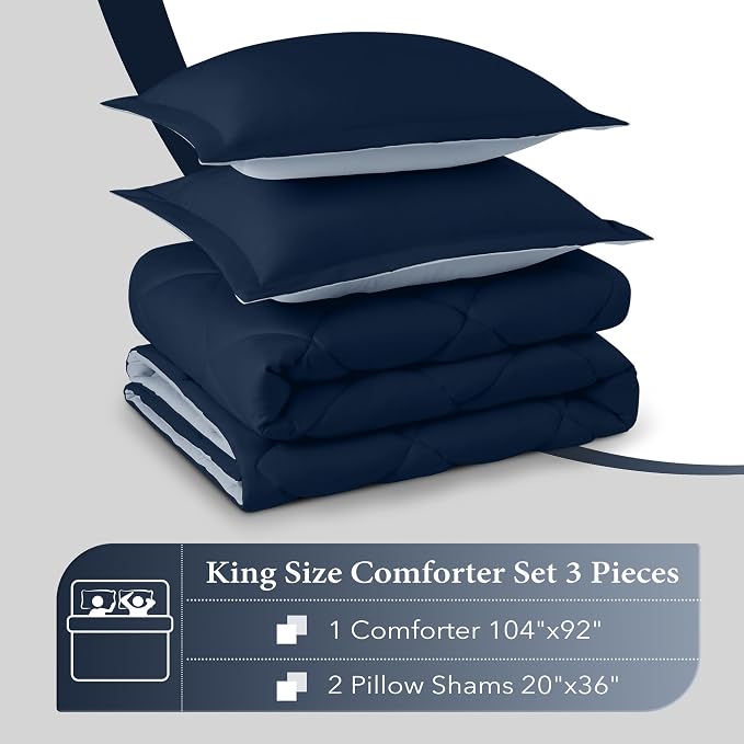 downluxe King Size Comforter Set - Image 6
