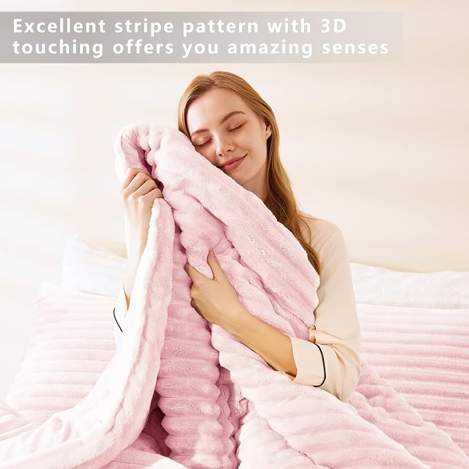 CozyLux Fluffy King Size Comforter Set - Image 5