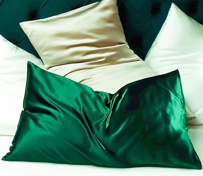 100% Mulberry Silk Pillowcase for Hair and Skin Made in USA, Real 22 Momme King - Image 5