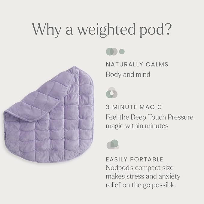 nodpod Body 6.5lb Patented Compact Weighted Blanket I Perfect - Image 4