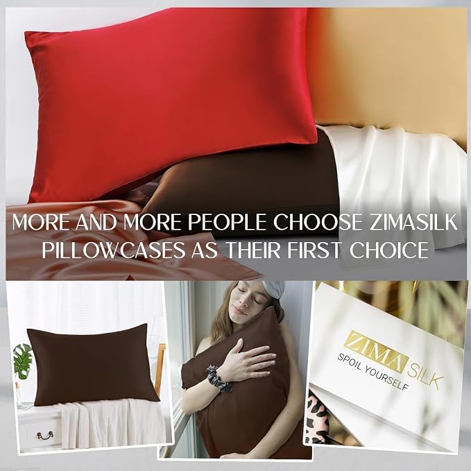 ZIMASILK 100% Pure Mulberry Silk Pillowcase - Image 6