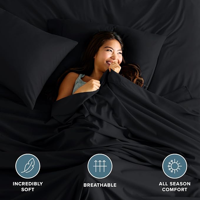 Bare Home Extra Long Flat Sheet - Image 3