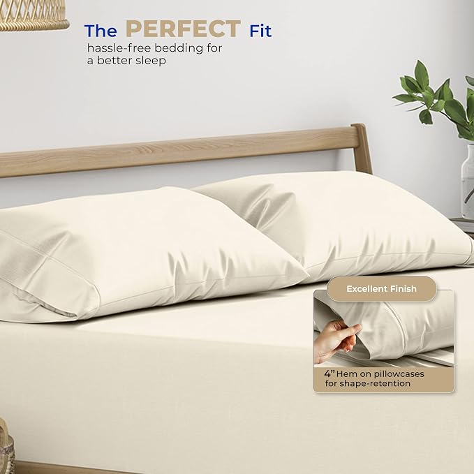 Thread Spread 100% Cotton King Size Pillow Cases Set of 2 - Image 4