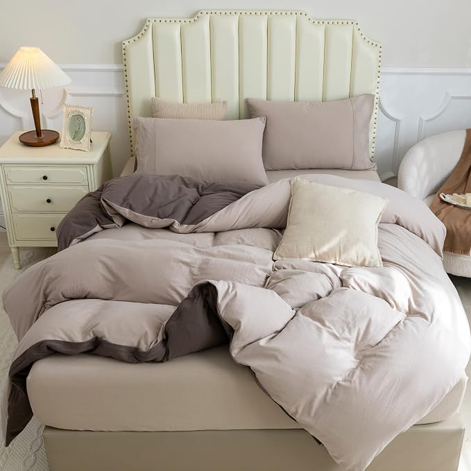 PURE ERA Jersey Knit Duvet Cover Set 100% T-Shirt Cotton Super Soft Comfy 3pc - Image 6