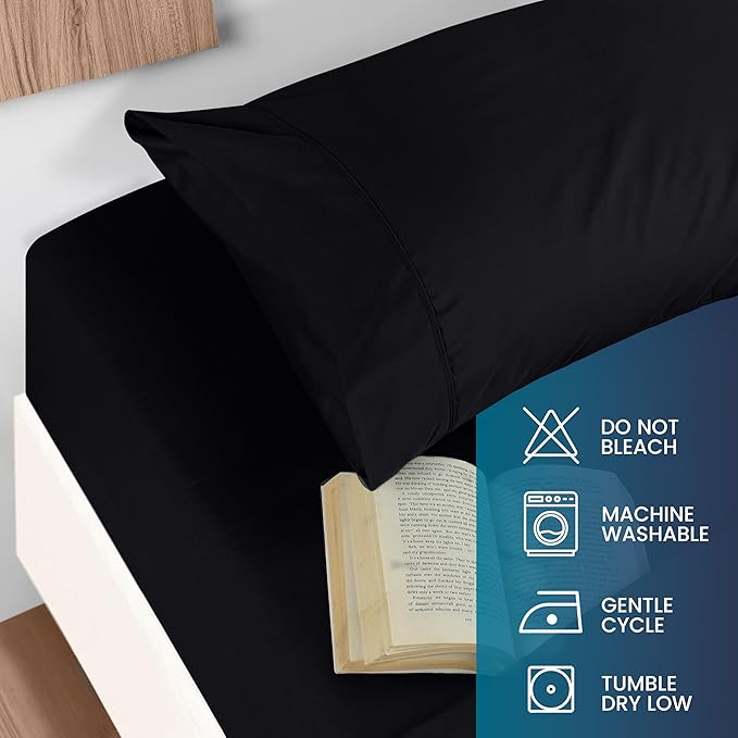 Utopia Bedding Twin Size 3 Piece Sheet Set - Image 5