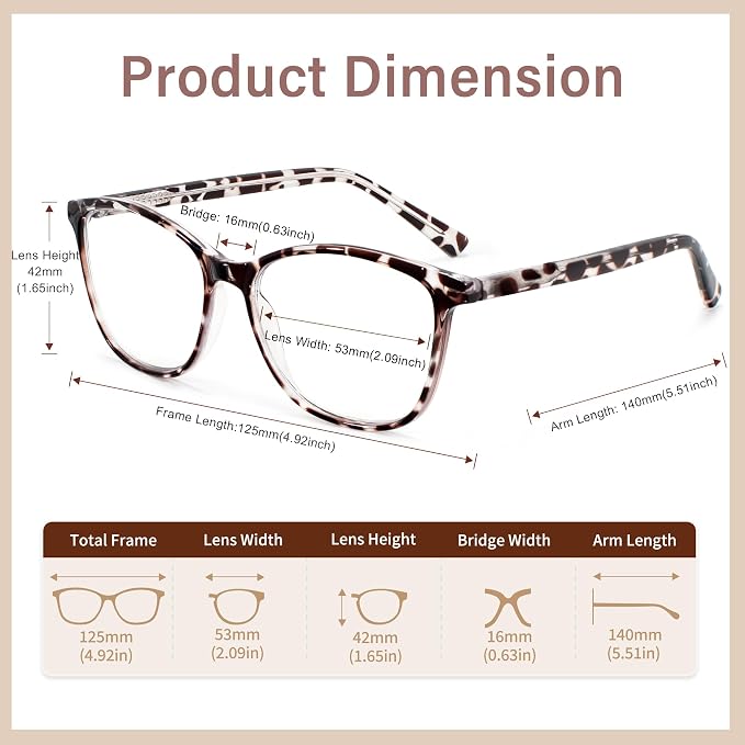 Madison Avenue TR90 Blue Light Blocking Glasses Anti Eyestrain UV Glare Blue - Image 5
