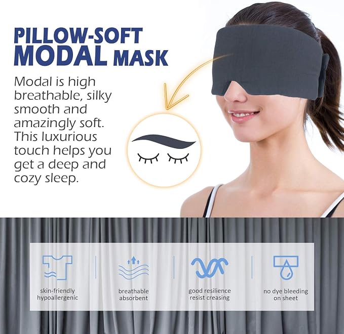Mavogel Sleep Mask, Modal Material Eye Mask - Image 2
