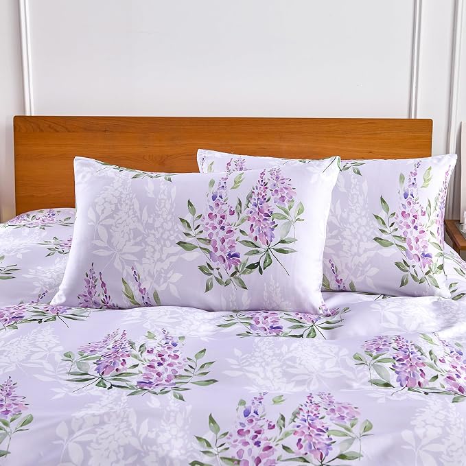 YIYEA 100% Viscose Derived from Bamboo Pillow Cases Set of 2, 600 Thread Count - Image 2