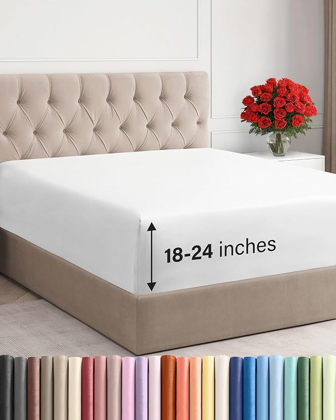 Extra Deep King Fitted Sheet by CGKUnlimited