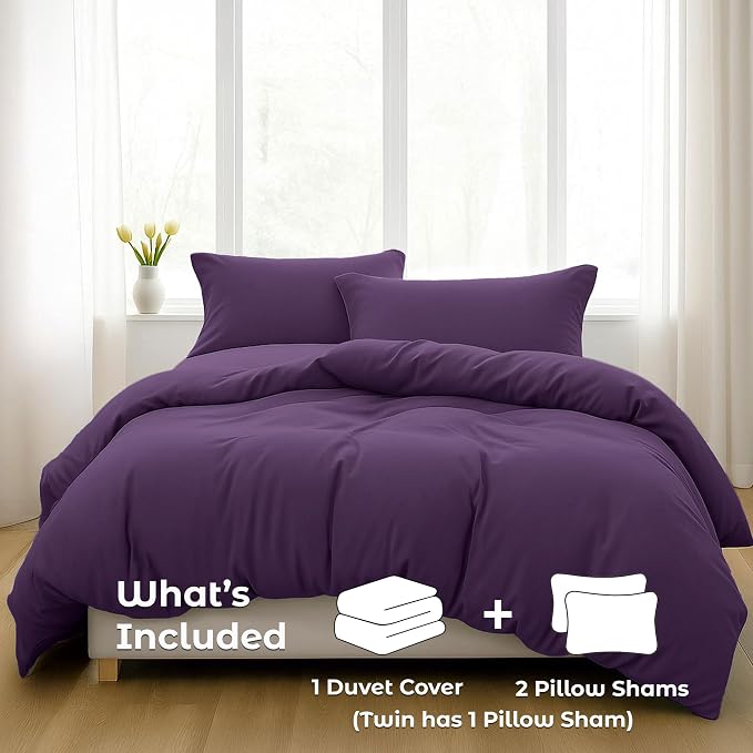 Pure Bedding Duvet Cover Queen Size - Image 2