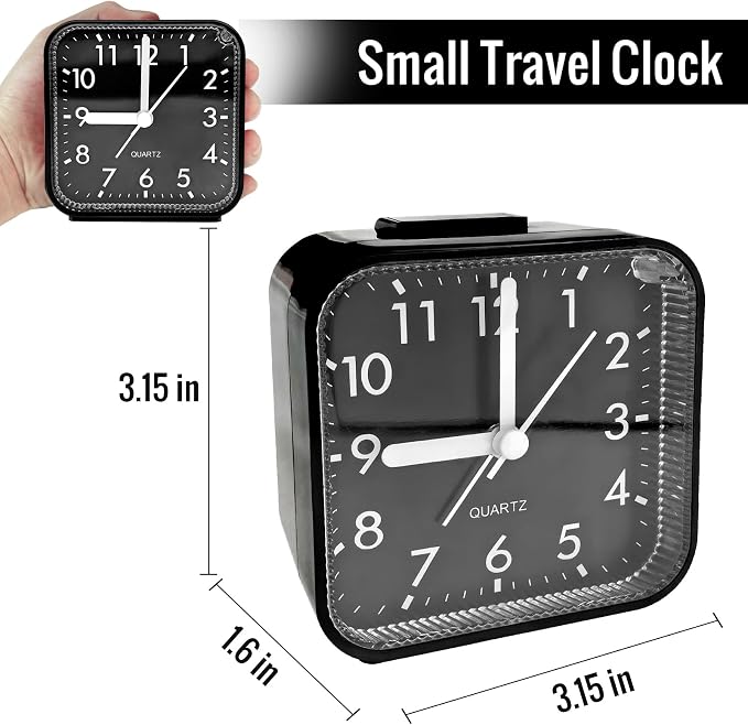 Lamisola Small Analog Alarm Clock - Image 2