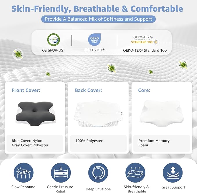 Cervical Pillow for Neck Pain Relief - Image 8