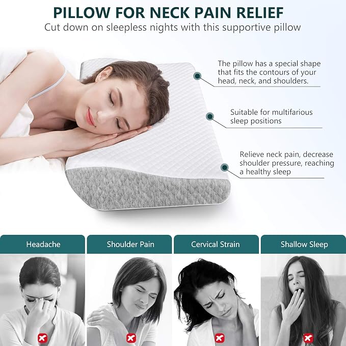 ZAMAT Contour Memory Foam Pillow - Image 2