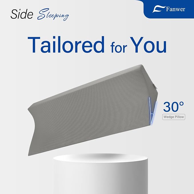 Fanwer 34.2in Wedge Pillow for Sleeping, Bed Wedge Pillows for After Surgery - Image 5
