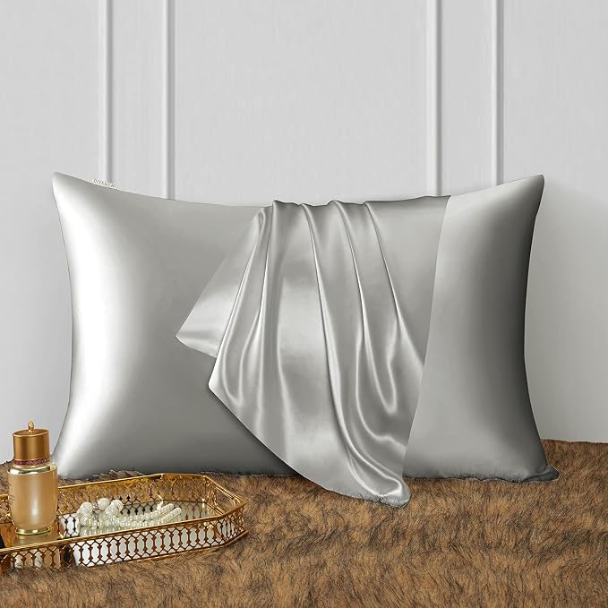 DISANGNI Silk Indulgence Set: Premium 22 Momme Mulberry Silk Pillowcase & Eye - Image 2