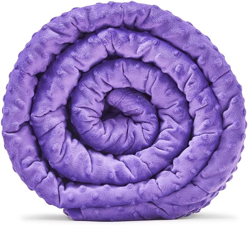 TONGDADA Minky Weighted Blanket | 40''x60'', 10lbs | Cozy and Soft Minky by TONGDADA