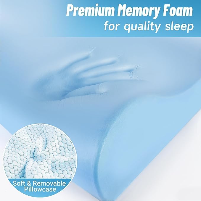 CloudBliss Neck Pillow for Sleeping, Ergonomic Cervical Neck Pillow for Neck - Image 3