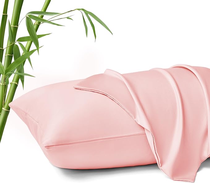 MR&HM Pillow Cases Queen Size Set of 2, Cooling Pillow Case by MRHM