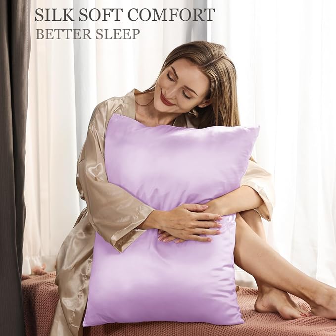 Adubor 100% Mulberry Silk Pillowcase - Image 2