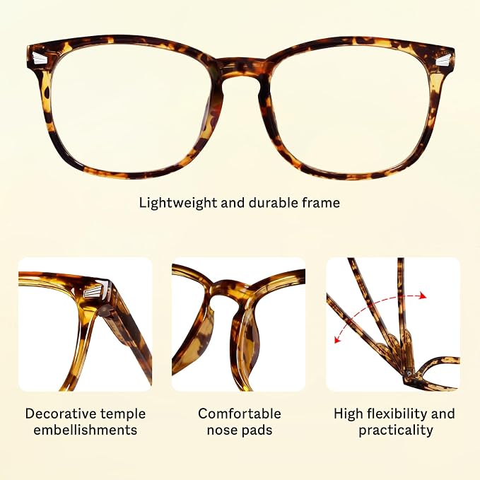 Blue Light Glasses for Woman Men | 99% Blue Light Blocking Glasses for Computer - Image 6
