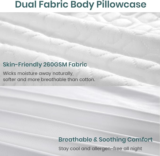 Rainmr Extra Long Body Pillow Cubies Memory Foam 150x50cm – Anime Body Pillow - Image 8