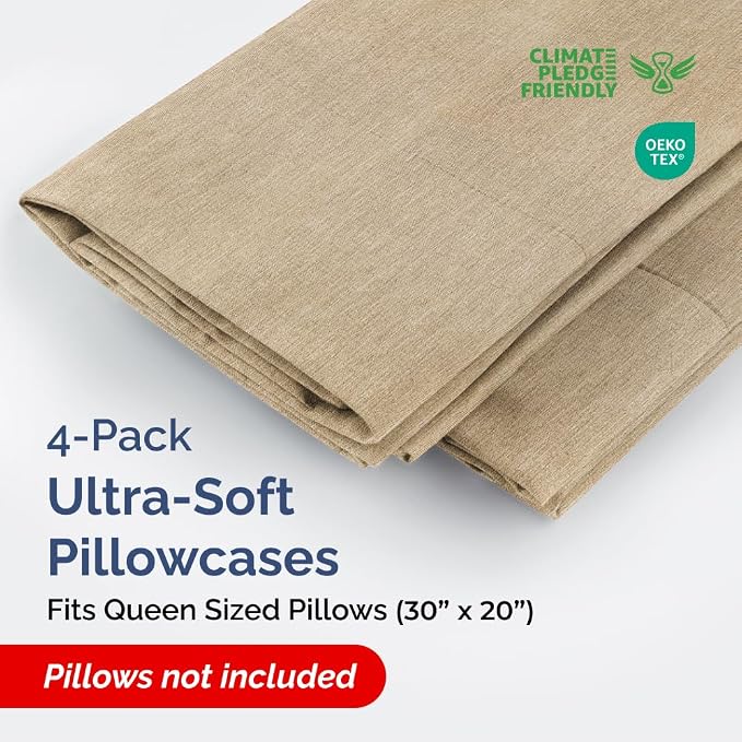 Queen Pillow Cases Set of 4 - Image 2