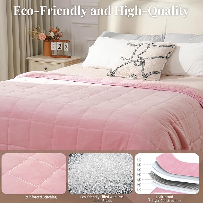 Topblan Sherpa Fleece Weighted Blanket - Image 6